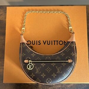 Louis Vuitton Brown and Gold Monogram Bag